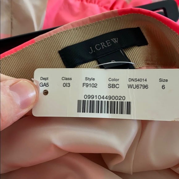 J.Crew hot pink taffeta drop waist skirt 6 NWT - Picture 7 of 10